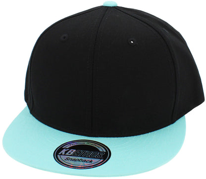 Cotton Snapback Blk Dbl