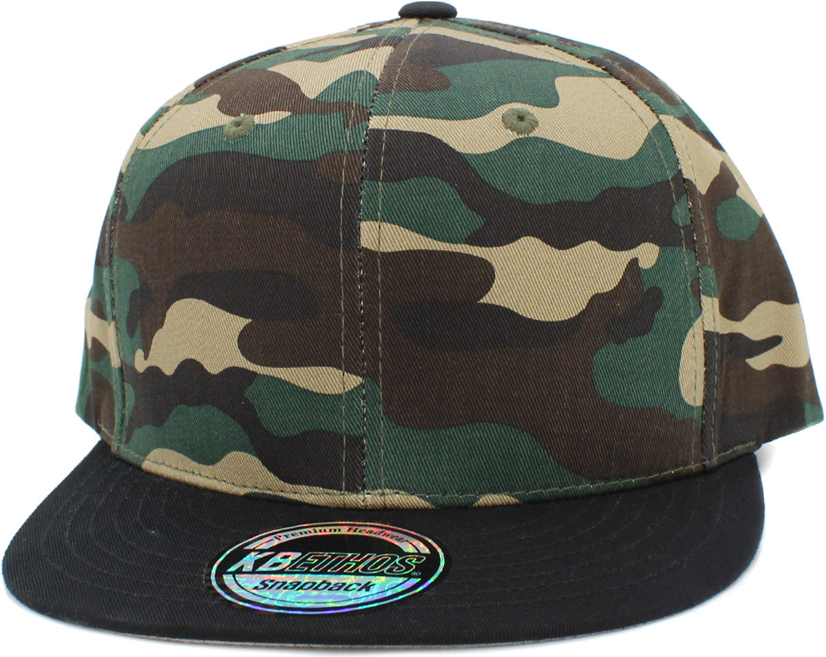 Cotton Snapback Cam Blk