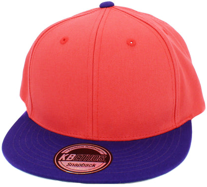 Cotton Snapback Cor Pur