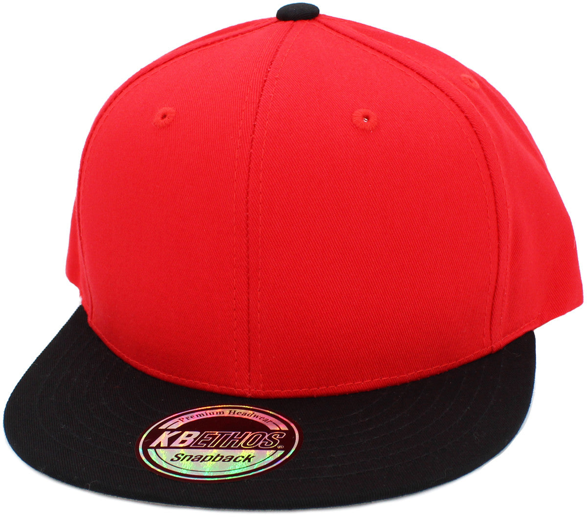 Cotton Snapback Red Blk