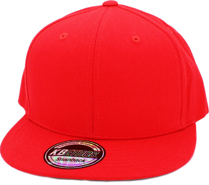 Cotton Snapback Red