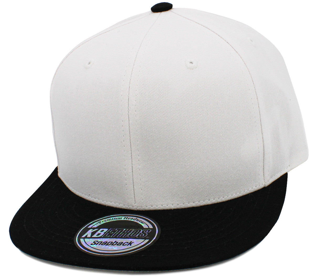 Cotton Snapback Blk Wht