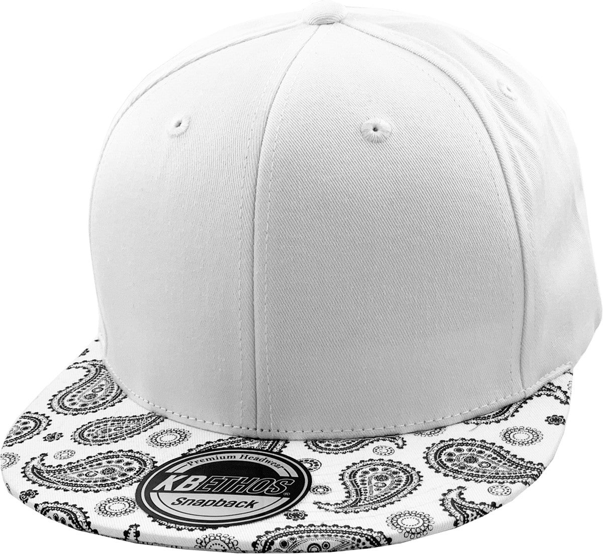 Bandana Brim Snapback Wht