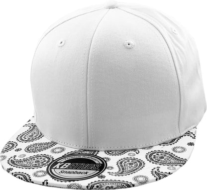 Bandana Brim Snapback Wht