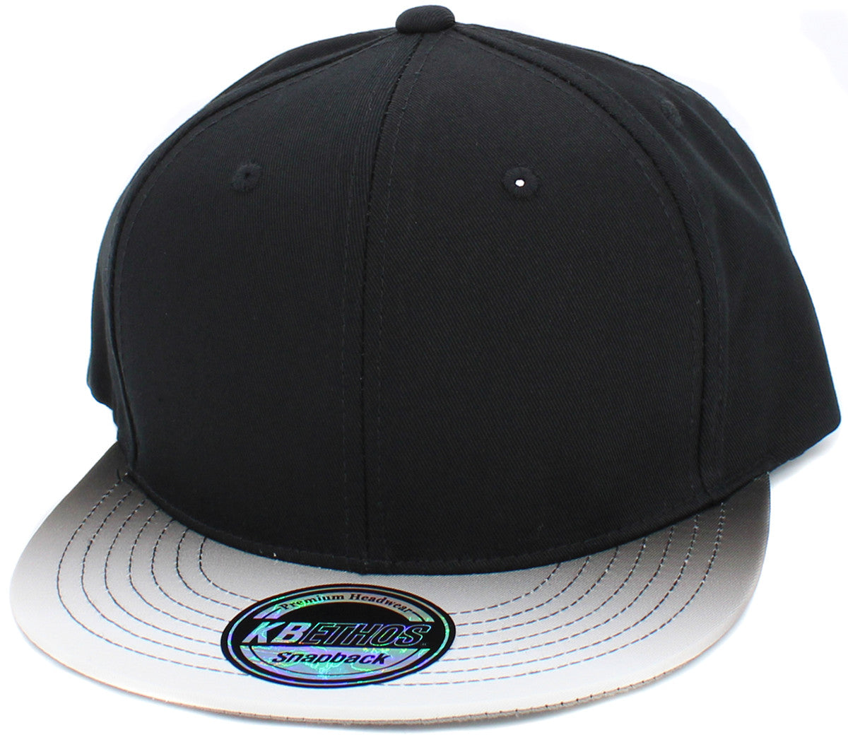 Ombre Snapback Blk-Wht