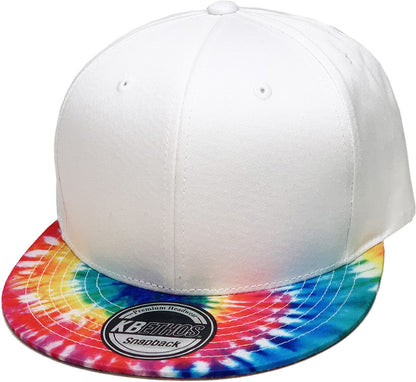 Tie Dye Snapback Wht