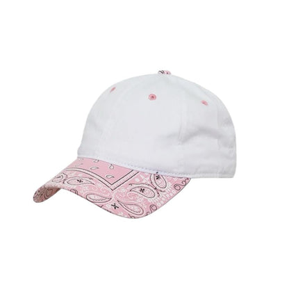 Paisley Vibes Custom Dad Hat Pink Paisley