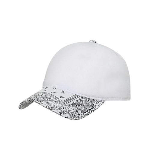 Paisley Vibes Custom Dad Hat White Paisley