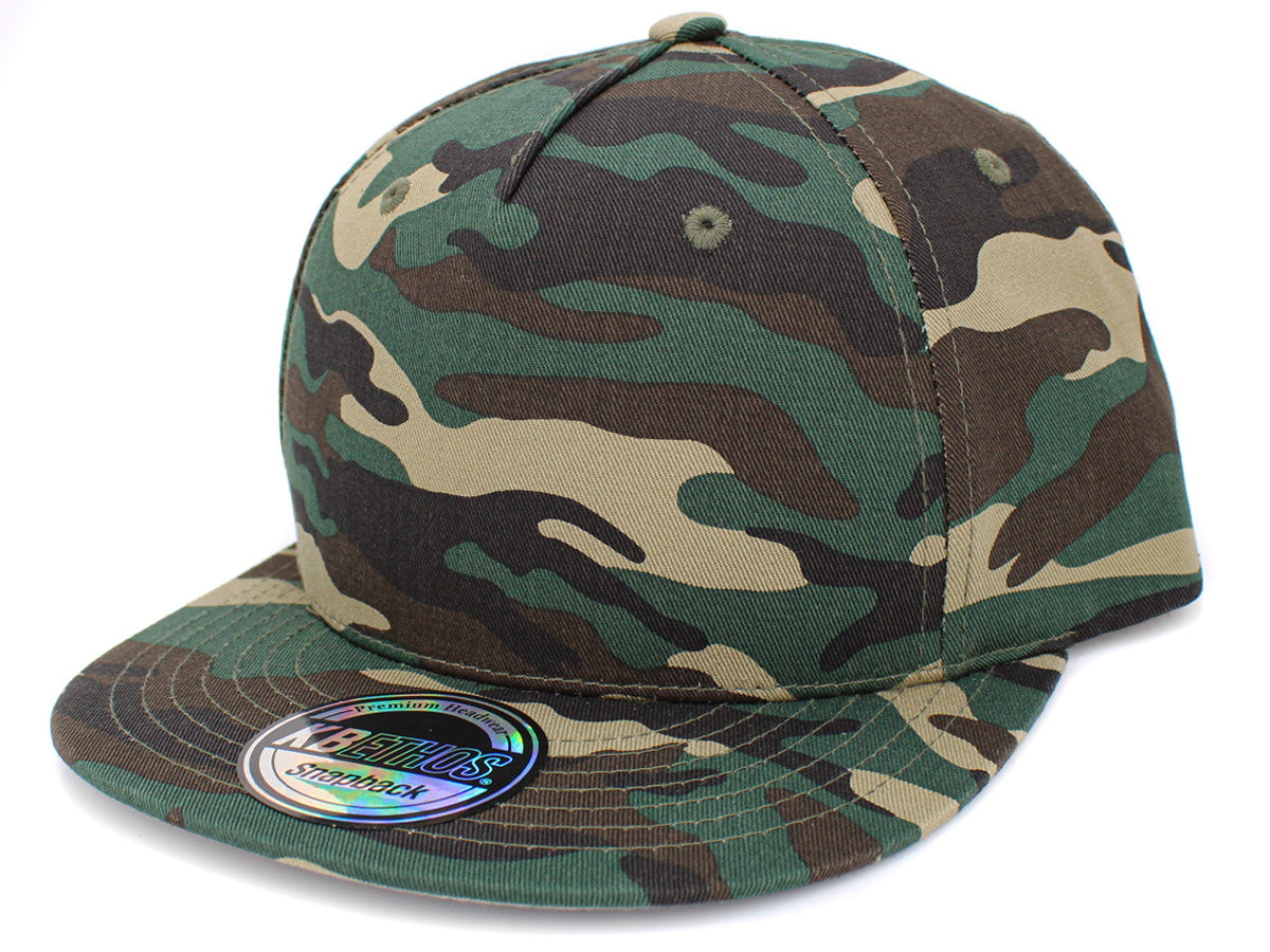 Five Panel Snapback Cam