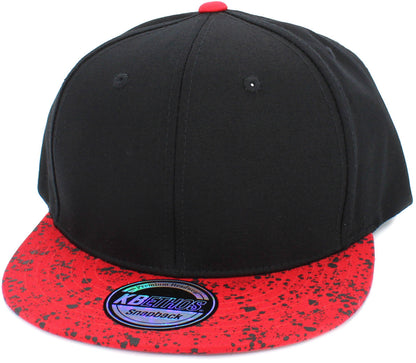 Cookies & Cream Brim Snapback Blk-Red