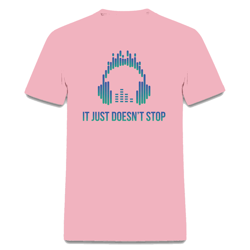 Neon Headphones - Men's Classic T-Shirt - pink