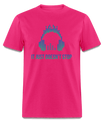 Neon Headphones - Men's Classic T-Shirt - fuchsia