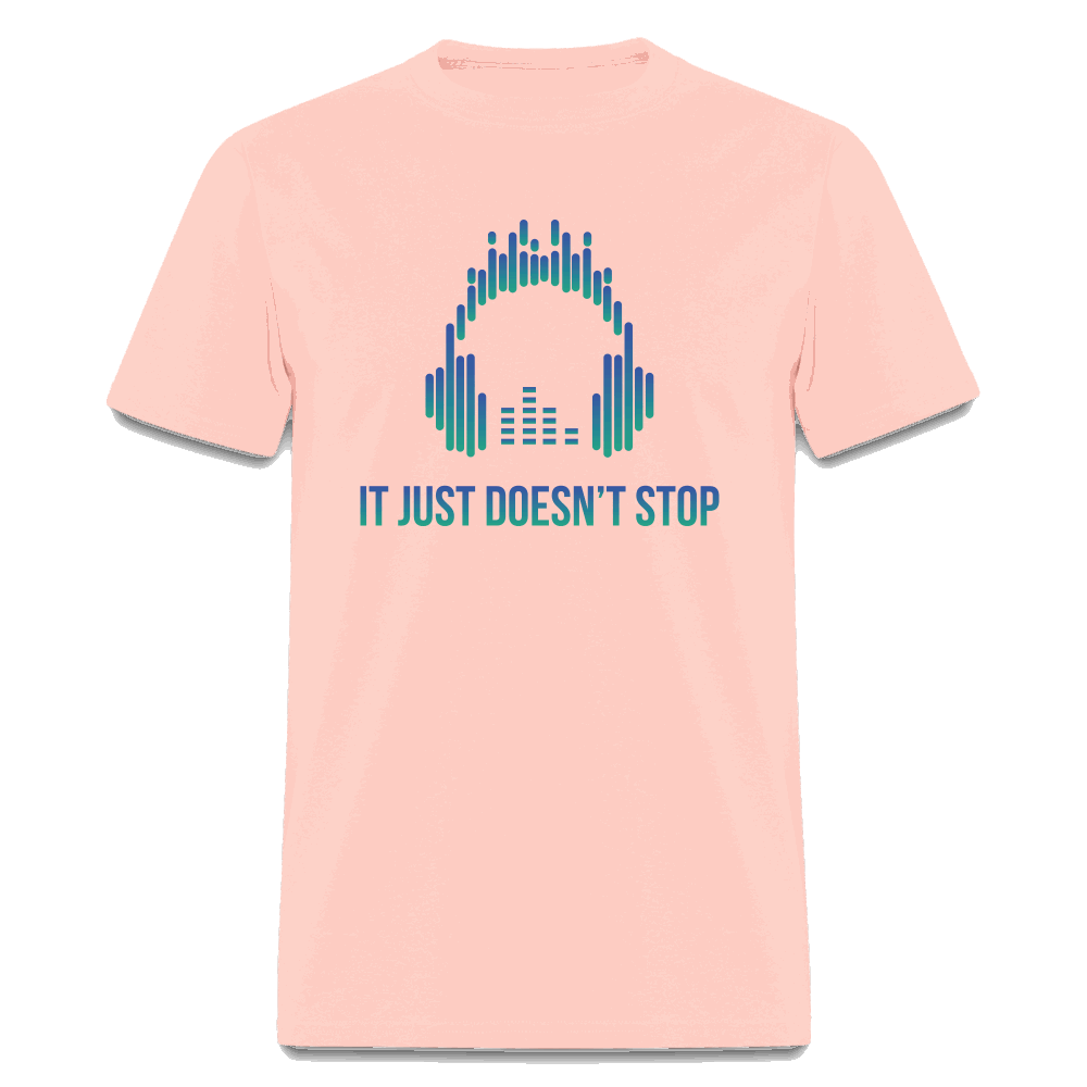 Neon Headphones - Men's Classic T-Shirt - blush pink